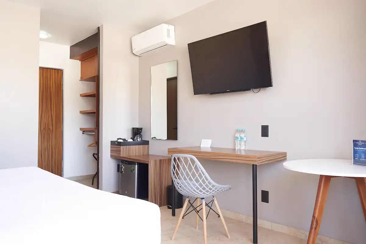 Comfortable guest room at Hotel Garcia Peral